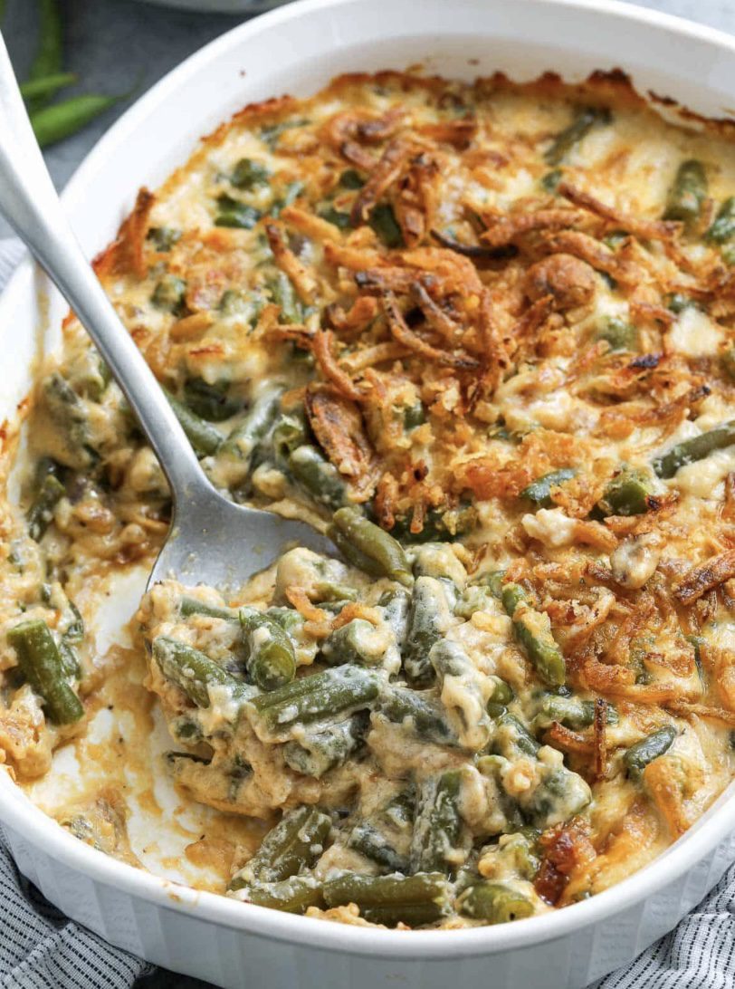 Creamy spinach and artichoke dip with melted cheese.